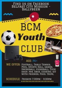 Ballybeen Youth Club Poster